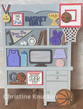Mini Basketball Desk Hutch DIY Craft Kit