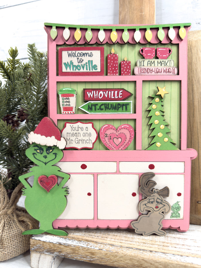 Mini Green Guy Christmas Hutch DIY Craft Kit