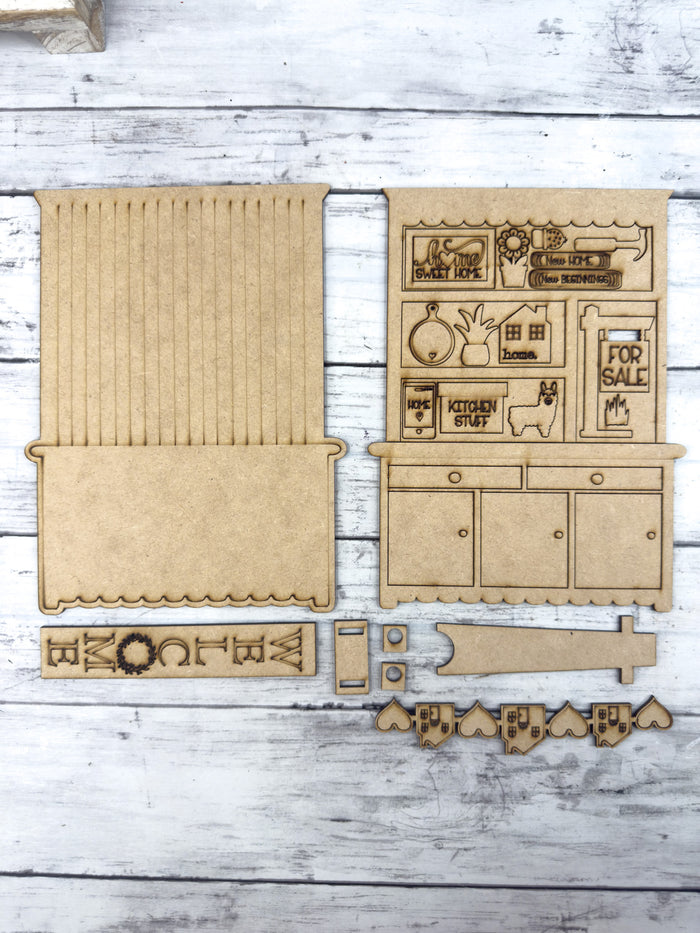 Mini Realtor Hutch DIY Craft Kit