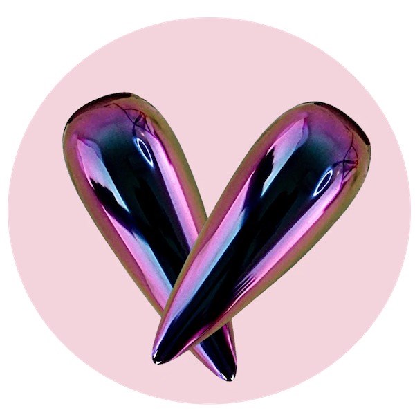 Mitty Super Chrome Powder - Grape Topaz