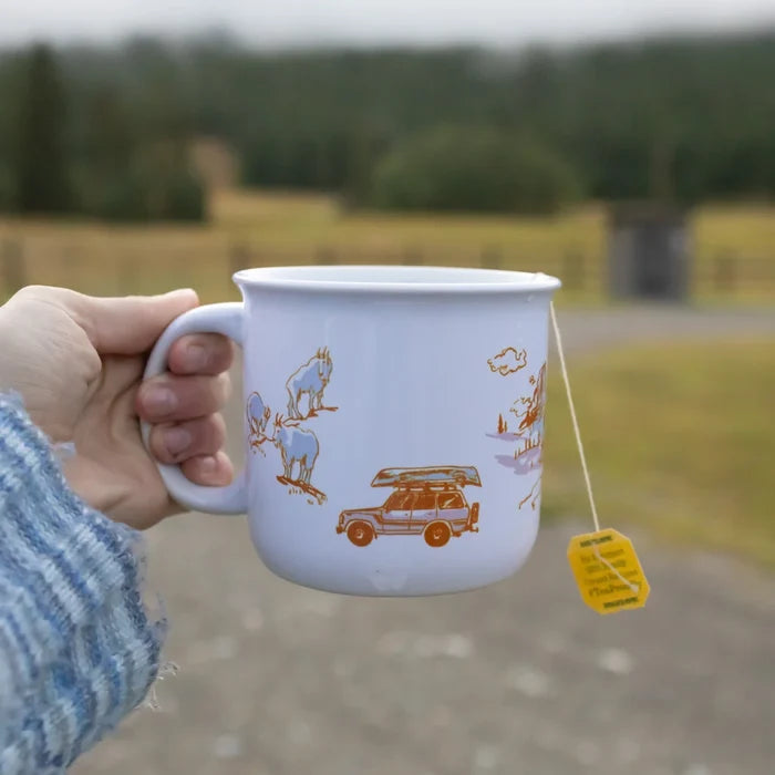 Montana Road Trip Mug - White