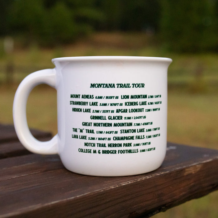 Montana Trail Tour Mug - White