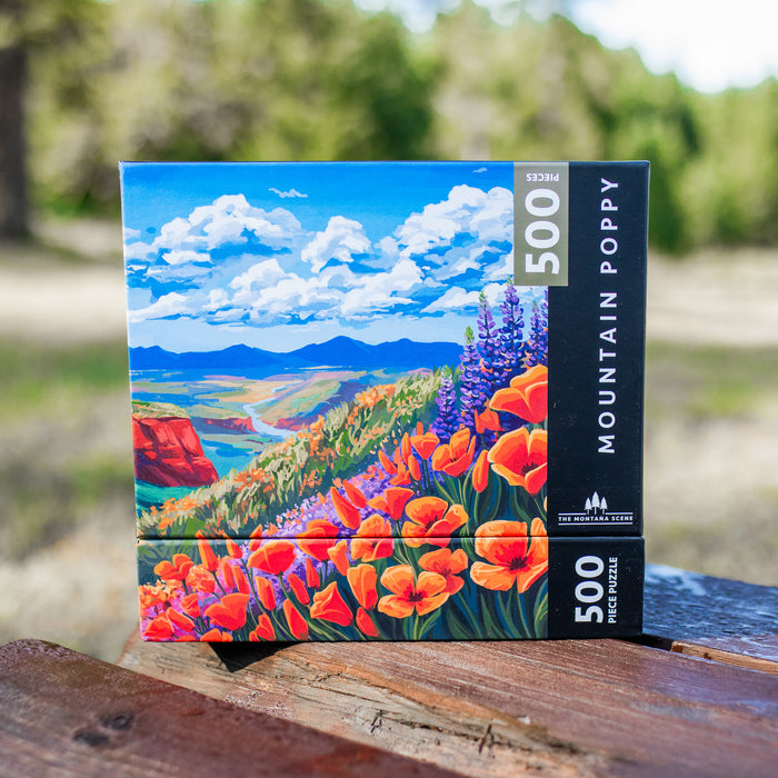 Mountain Poppy Puzzle - 500 Pieces