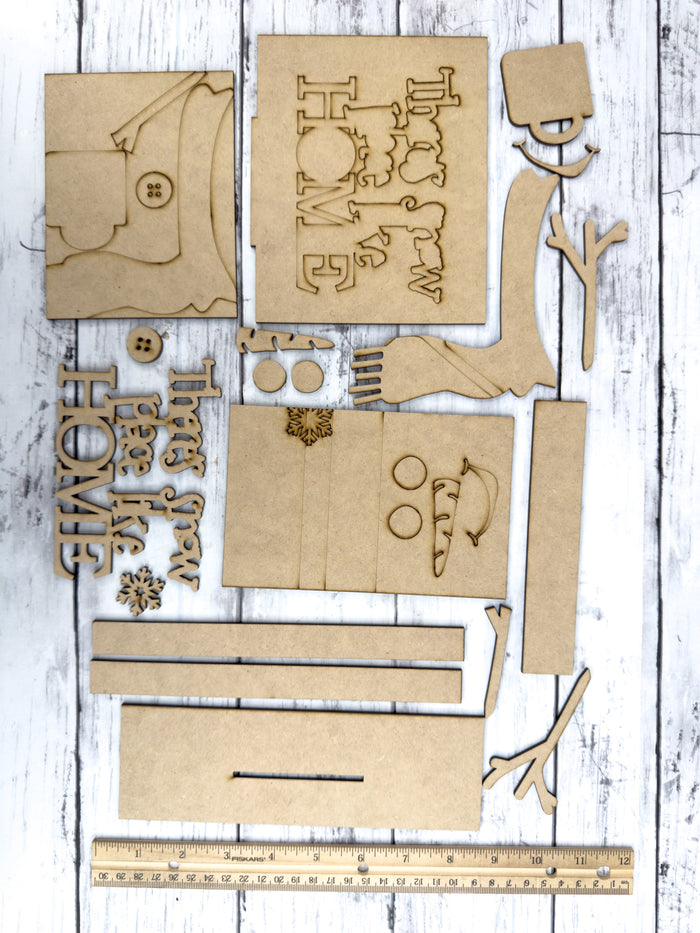 OTB 2024 Snowman Crafty Crate Past Box Kit (non-subscription)