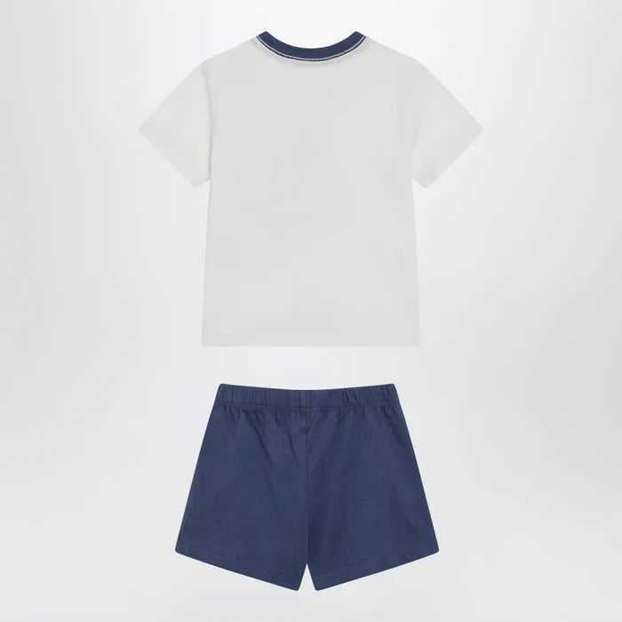 Polo Ralph Lauren - White/blue Polo Bear two-piece set