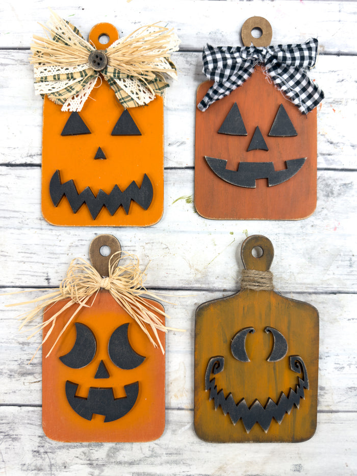 Pumpkin faces ONLY blank pieces