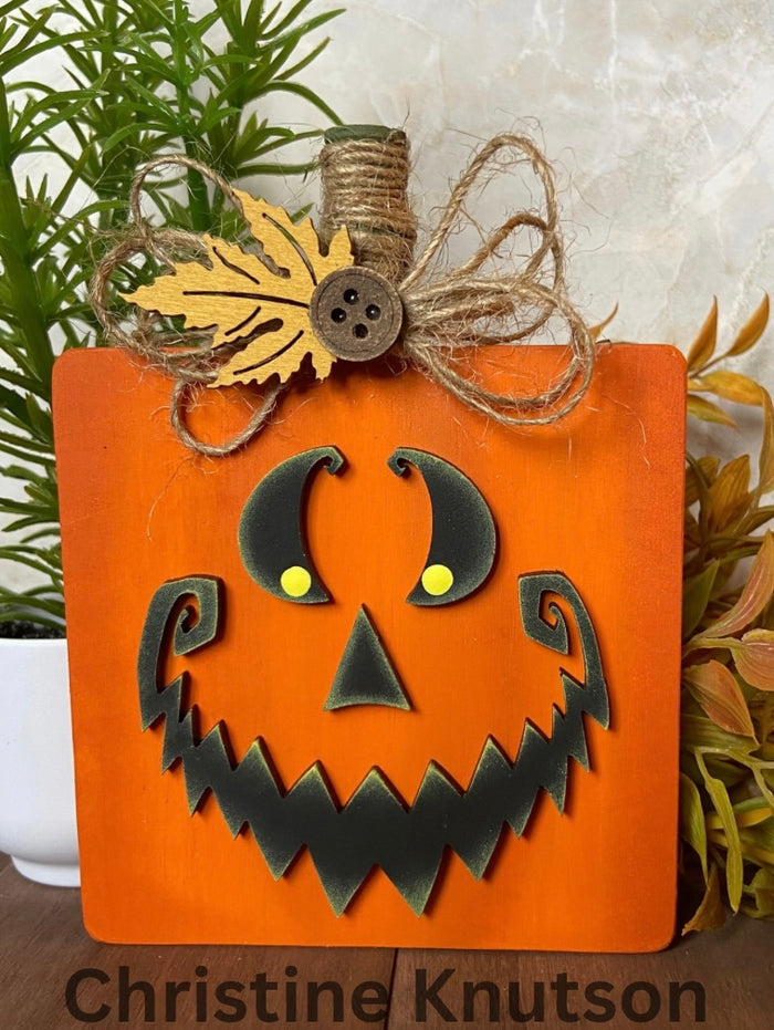 Pumpkin faces ONLY blank pieces