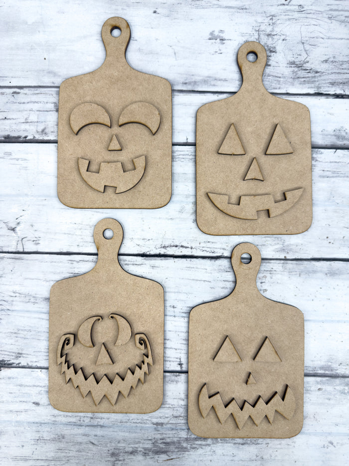 Pumpkin faces ONLY blank pieces