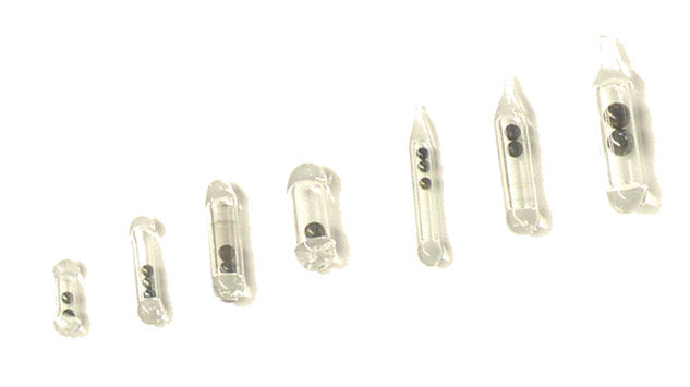 Rattles Glass Rounded End