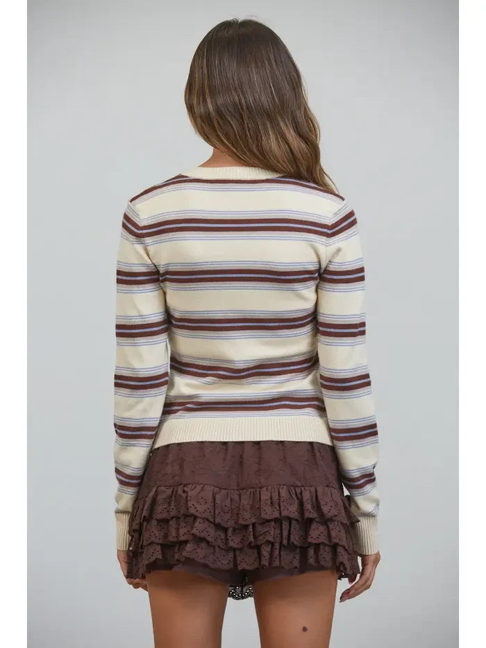 Sausalito Soft Striped Cardigan