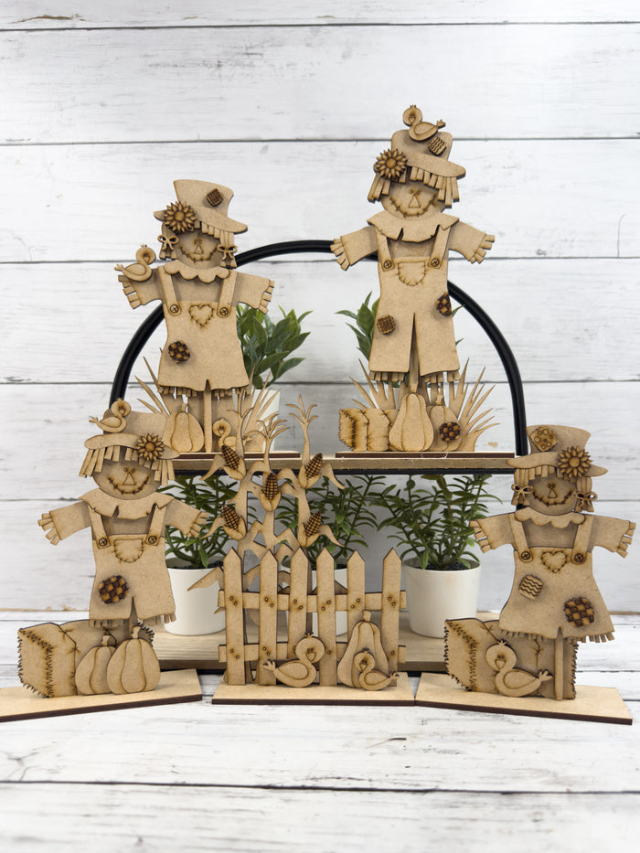 Set of Scarecrows DIY Kit