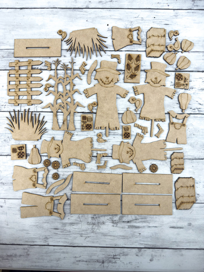 Set of Scarecrows DIY Kit