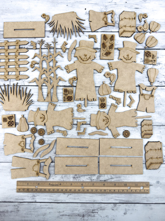 Set of Scarecrows DIY Kit
