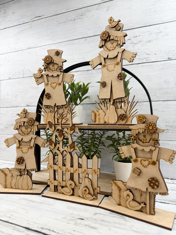 Set of Scarecrows DIY Kit