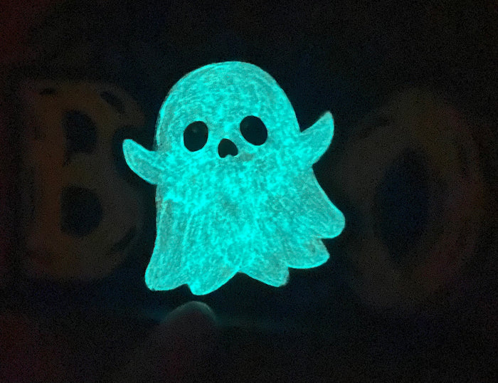 Spider Boo Ghost Shelf Sitter Sign DIY Kit