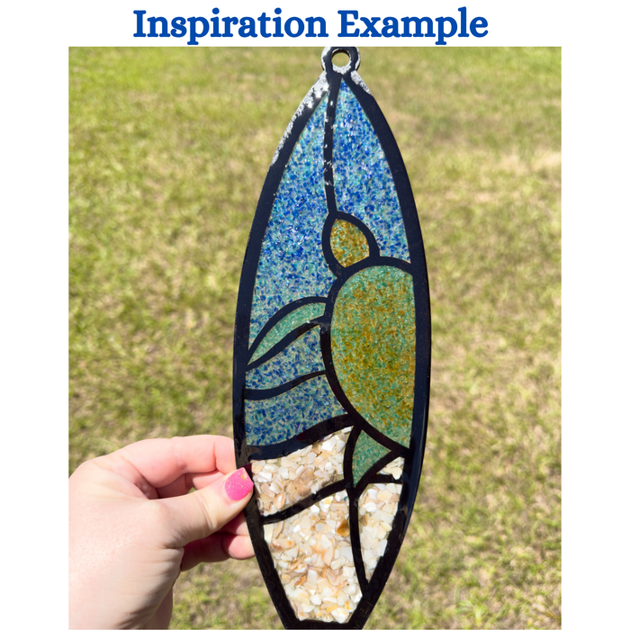 Style 90 Surf Boards Laser Cut Outline Frame Blank