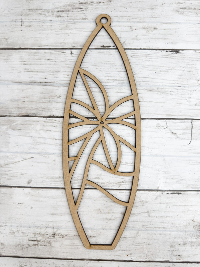 Style 90 Surf Boards Laser Cut Outline Frame Blank