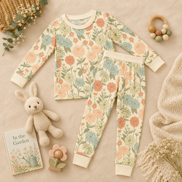 Summer Garden Bamboo Pajama