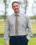 Tattersall Check Cotton & Wool Shirt - Keswick - Country Collection