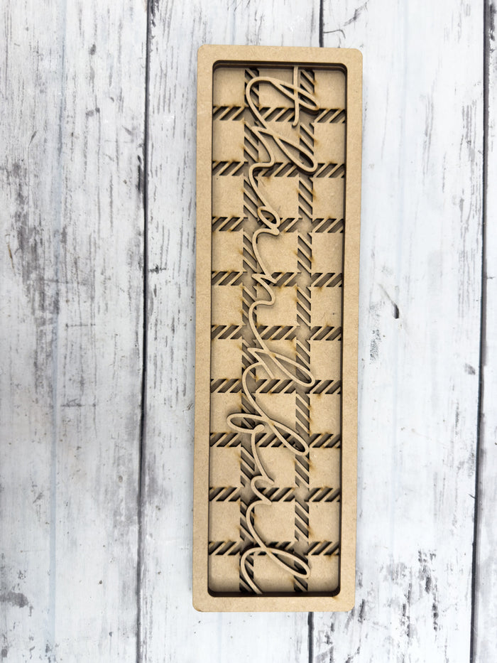 Thankful Sign Box Sitter DIY Kit