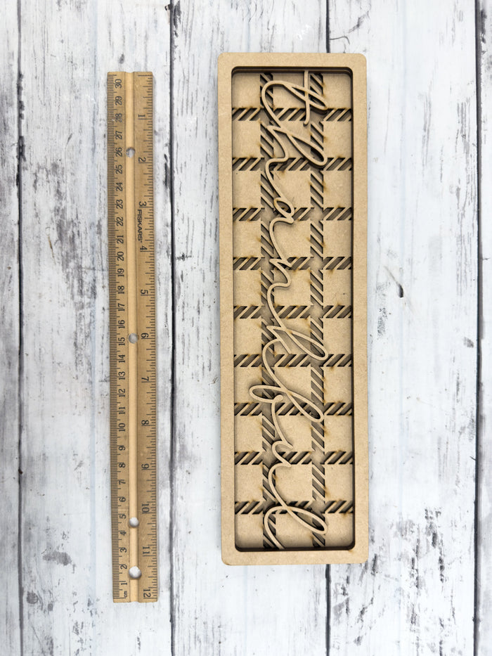 Thankful Sign Box Sitter DIY Kit
