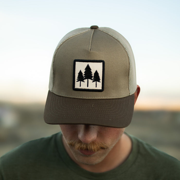 Three Tree Tri Tone Trucker- Trout