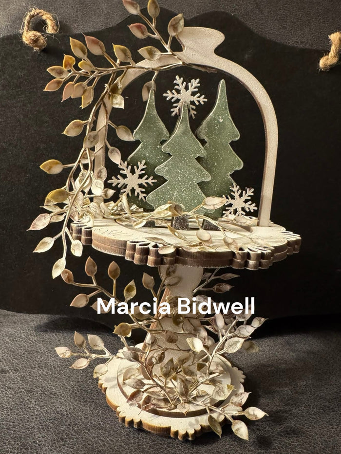 Trees Cloche Cake Display Add On Insert kit
