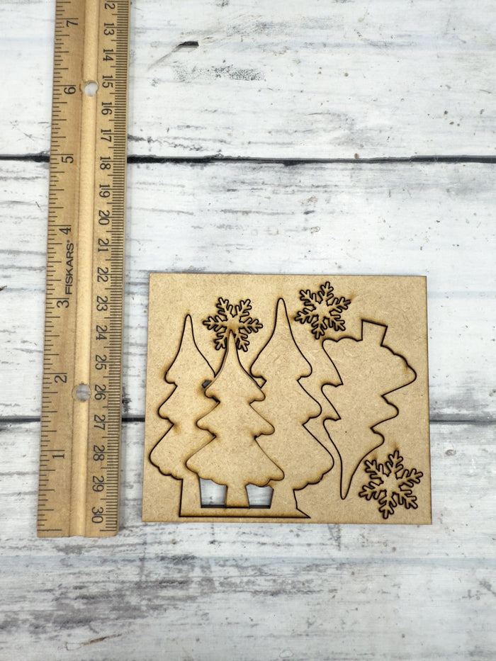 Trees Cloche Cake Display Add On Insert kit