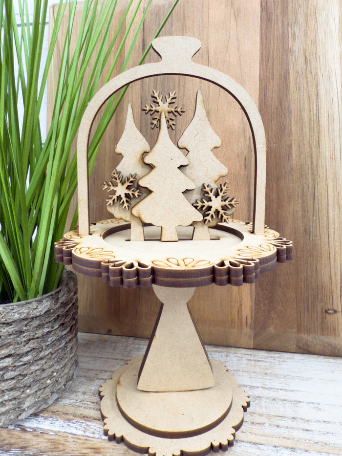 Trees Cloche Cake Display Add On Insert kit