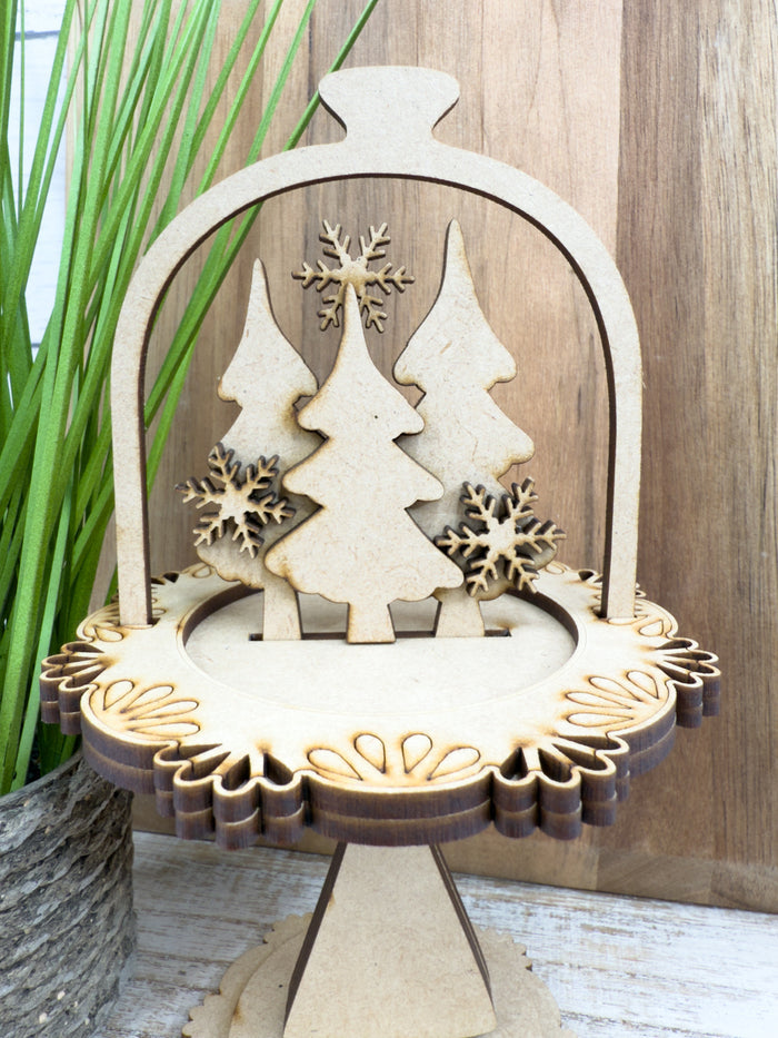 Trees Cloche Cake Display Add On Insert kit