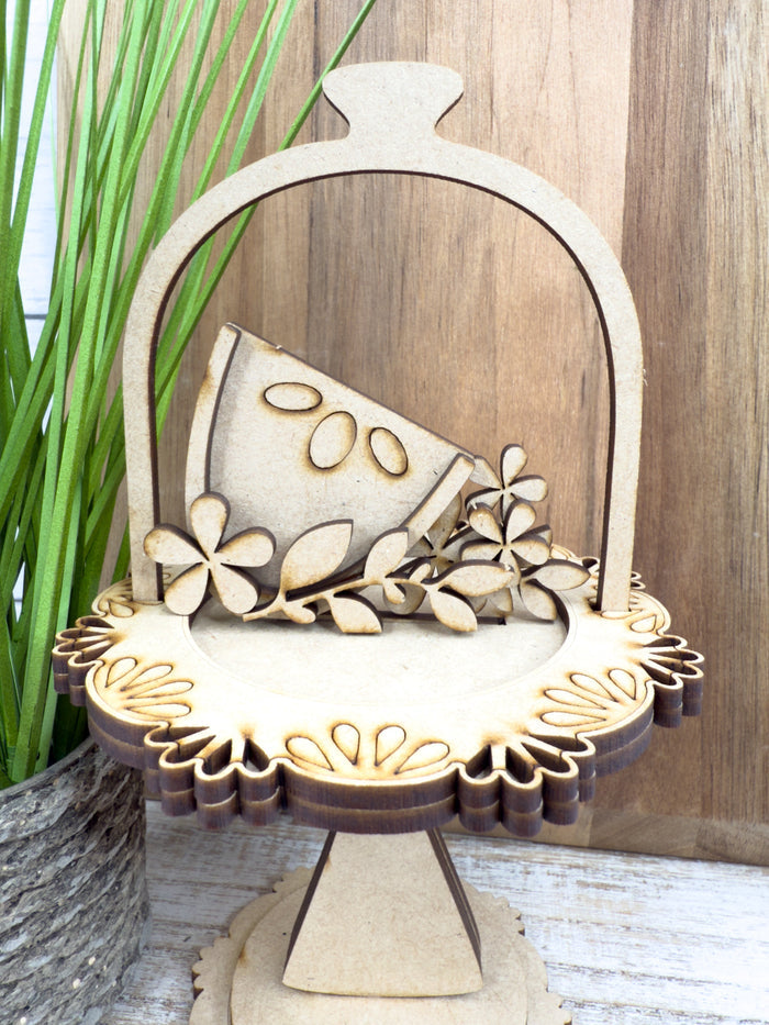 Watermelon Cloche Cake display Add on Insert kit