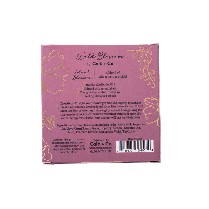 Wild Blossom: Shower Steamer - Wild Cherry & Orchid