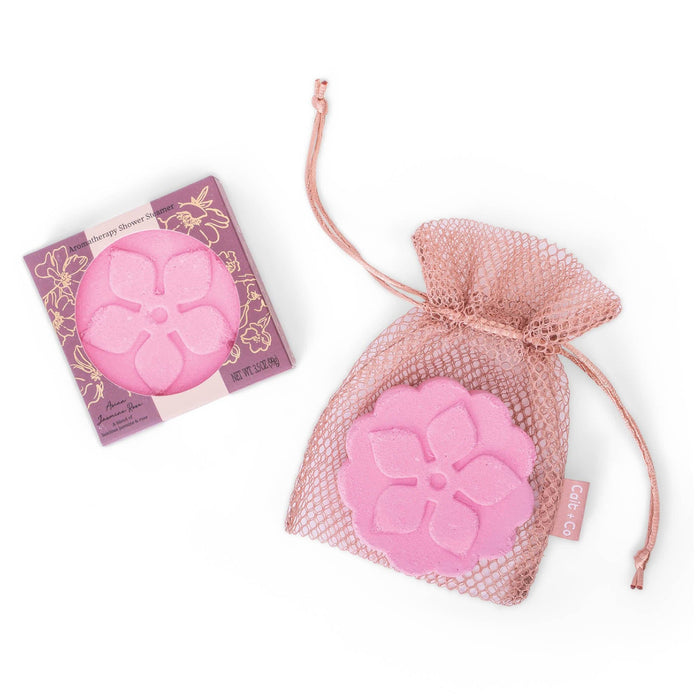Wild Blossom: Shower Steamer- White Tea & Asian Jasmine Rose