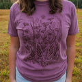 Wild Field Unisex Tee - Berry