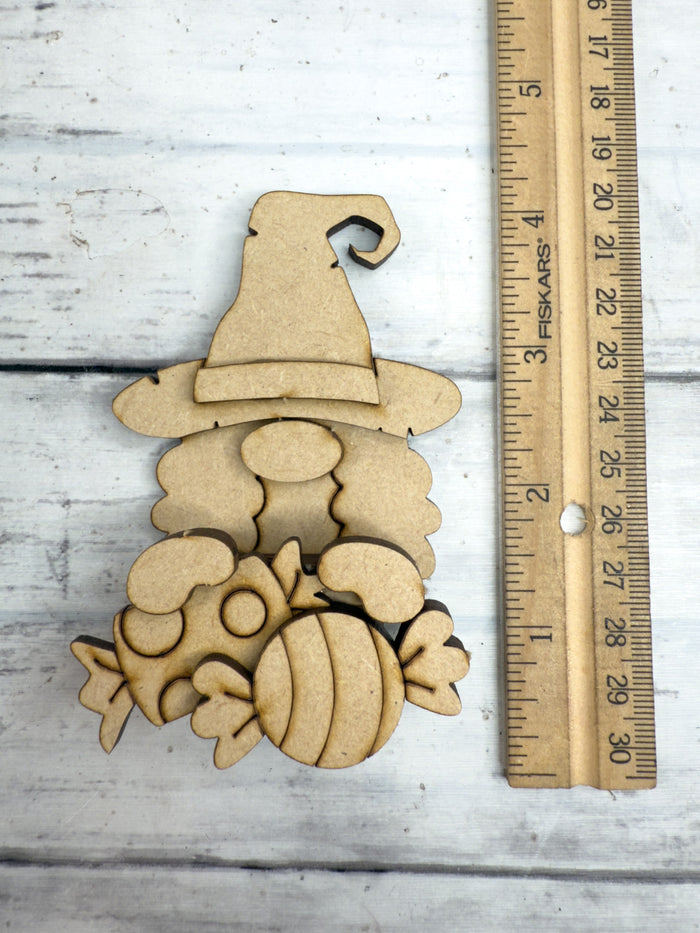 Witch Hat Girl Gnome with Candy Hugger Kit