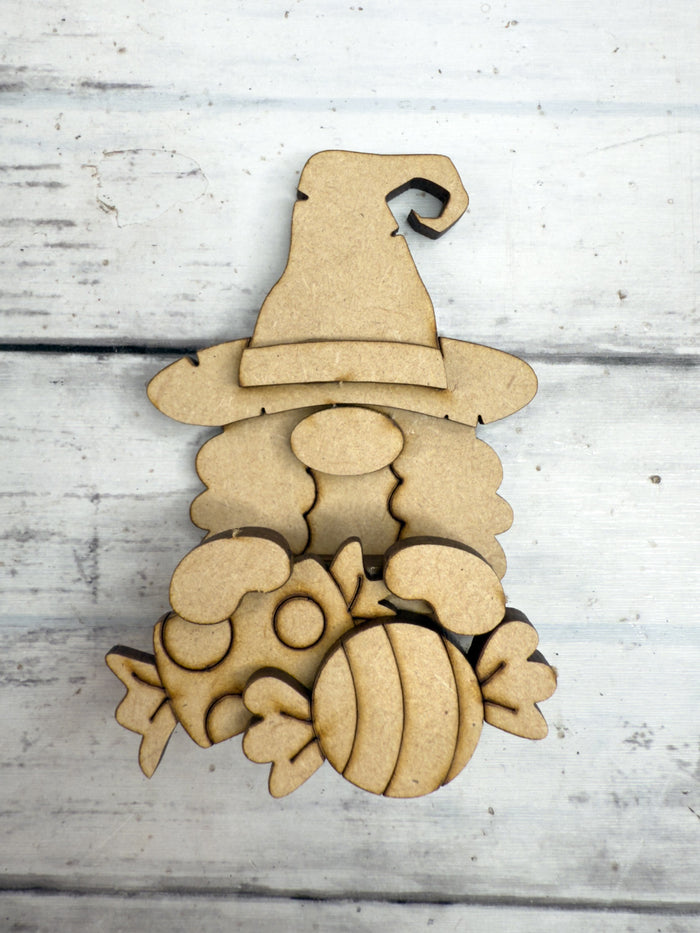 Witch Hat Girl Gnome with Candy Hugger Kit