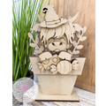 Witch Hat Highland Cow with Candy Hugger Kit
