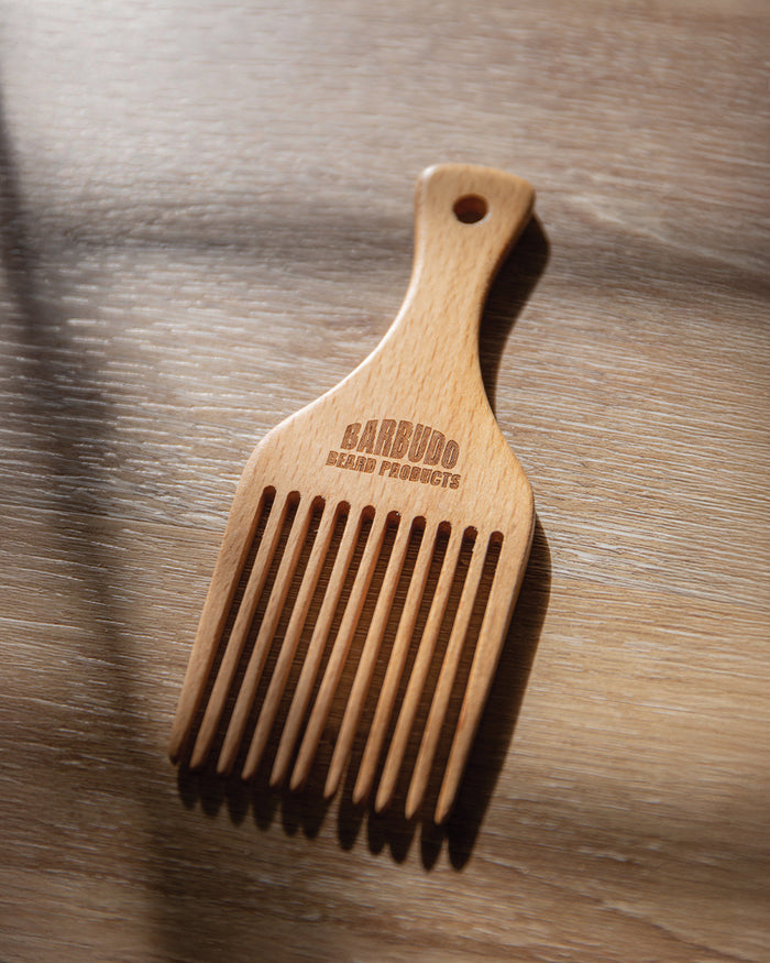 Wood Beard Pick