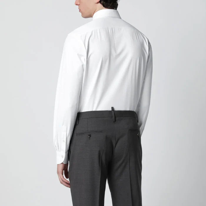XACUS - Active Tailor Fit shirt white Brand Shirts & Tops